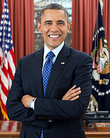 The current U.S president Barack Obama